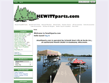 Tablet Screenshot of hewittparts.com